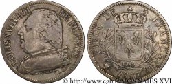 5 francs Louis XVIII, buste habillé 1815 Strasbourg F.308/17