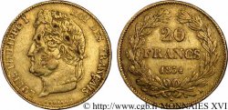 20 francs Louis-Philippe, Domard 1834 Bayonne F.527/9