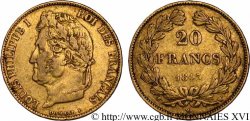 20 francs Louis-Philippe, Domard 1843 Lille F.527/30 TTB