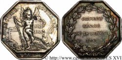 MINES ET FORGES Jeton octogonal des mines de Montchanin (Saône-et-Loire) 1838