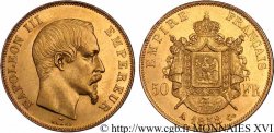 50 francs or Napoléon III, tête nue 1858 Paris F.547/5