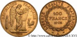 100 francs génie tranche inscrite en relief Dieu protège la France 1905 Paris F.552/18 TTB