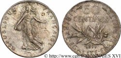 50 centimes Semeuse 1911 Paris F.190/18 SUP