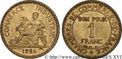 1 franc Chambres de commerce 1925 Paris F.218/7