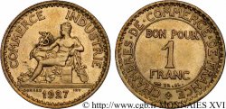1 franc Chambres de commerce 1927 Paris F.218/9 SUP