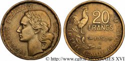 20 francs Georges Guiraud, 4 faucilles 1950 Beaumont-le-Roger F.401/3
