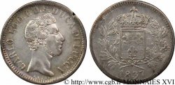 DUCHE DE LUCQUES - CHARLES LOUIS DE BOURBON 2 Lires 1837 Lucques