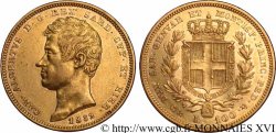 ITALIE - ROYAUME DE SARDAIGNE - CHARLES-ALBERT 100 lires or 1834 Gênes