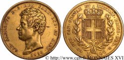 ITALIE - ROYAUME DE SARDAIGNE - CHARLES-ALBERT 100 lires or 1835 Gênes