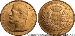 MONACO - PRINCIPAUTÉ DE MONACO - ALBERT Ier 100 francs or 1895 Paris