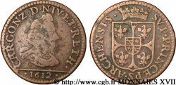 ARDENNES - PRINCIPAUTY OF ARCHES-CHARLEVILLE - CHARLES I OF GONZAGUE Liard au buste large