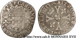 ARDENNES - PRINCIPAUTÉ SOUVERAINE D ARCHES-CHARLEVILLE - CHARLES II DE GONZAGUE Quinzain aux lis TTB