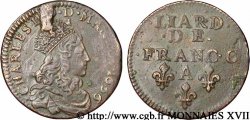 ARDENNES - PRINCIPAUTÉ SOUVERAINE D ARCHES-CHARLEVILLE - CHARLES II DE GONZAGUE Liard SUP/TTB