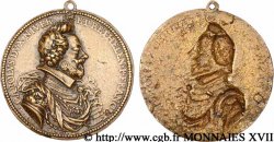 ARDENNES - PRINCIPAUTY OF ARCHES-CHARLEVILLE - CHARLES I OF GONZAGUE Médaille fonte uniface