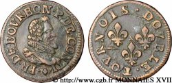 PRINCIPAUTY OF CHATEAU-REGNAULT - FRANCOIS OF BOURBON-CONTI Double tournois, type 5
