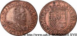 ARDENNES - PRINCIPAUTY OF SEDAN - HENRI OF LA TOUR D AUVERGNE Liard, type 4 (col fraisé, cercle lisse au droit et au revers) AU