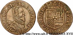 ARDENNES - PRINCIPAUTÉ DE SEDAN - HENRI DE LA TOUR D AUVERGNE Liard, type 4 (col fraisé, grènetis intérieur au droit et au revers) TTB+