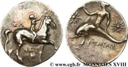 CALABRIA - TARENTUM Nomos, statère ou didrachme XF