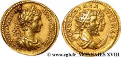 CARACALLA, SEPTIME SÉVÈRE et JULIA DOMNA Aureus