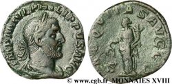 PHILIPPE Ier L ARABE Sesterce, (GB, Æ 28) TTB+/TTB