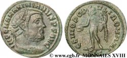 MAXIMIEN HERCULE Quart de follis ou “denier”