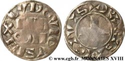 LOUIS VII LE JEUNE Denier, 3e type n.d. Paris TTB