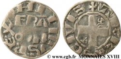 PHILIPPE II DIT PHILIPPE AUGUSTE Denier parisis, 2e type c. 1191-1199 Arras