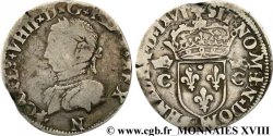 CHARLES IX Demi-teston, 2e type 1566 (MDLXVI) Montpellier