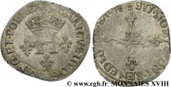 HENRI III Double sol parisis, 2e type 1578 Troyes