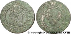 LOUIS XIII LE JUSTE Double tournois, type 6 de Lyon 1629 Lyon