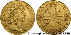 LOUIS XIII LE JUSTE Double louis d or aux huit L (effigie de Jean Warin) 1640 Paris, Monnaie du Louvre