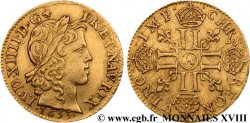 LOUIS XIV THE SUN KING Louis d or à la mèche longue 1653 Paris