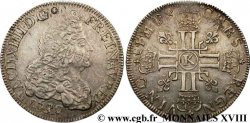 LOUIS XIV THE SUN KING Écu aux huit L, 1er type 1690 Bordeaux
