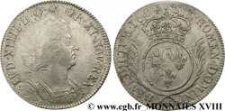 LOUIS XIV LE GRAND OU LE ROI SOLEIL Écu aux palmes 1694 Troyes