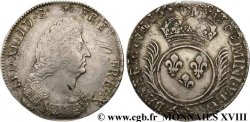 LOUIS XIV LE GRAND OU LE ROI SOLEIL Écu aux palmes 1694 Lille