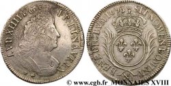 LOUIS XIV THE SUN KING Demi-écu aux palmes 1693 Montpellier