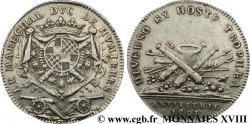 ARTILLERIE Jeton Ar 26, Louis de Crevant, maréchal-duc de Humières 1691