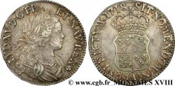 LOUIS XV DIT LE BIEN AIMÉ Écu de Navarre 1718 Paris TTB/TTB+