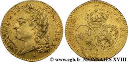 LOUIS XV DIT LE BIEN AIMÉ Louis d or aux écus ovales, buste lauré 1771 Paris