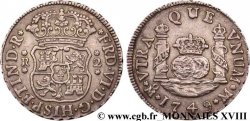 ESPAGNE - ROYAUME D ESPAGNE - FERDINAND VI Double réal ou plata-real de a 2 1749 Mexico