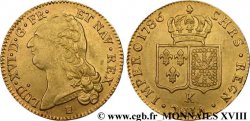LOUIS XVI Double louis d’or dit aux écus accolés 1786 Bordeaux