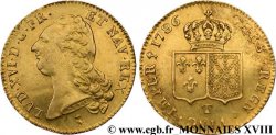LOUIS XVI Double louis d’or dit aux écus accolés 1786 Nantes