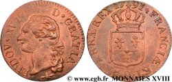 LOUIS XVI (MONARQUE CONSTITUTIONNEL) Sol dit à l écu 1791 Lyon