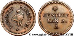 LA CONVENTION Essai du centime au bonnet phrygien 1794 Paris
