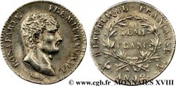 Demi-franc Bonaparte Premier consul 1804 Paris F.173/2 SUP