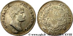 2 francs Bonaparte Premier Consul 1804 Toulouse F.250/9 TTB