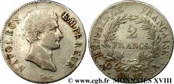2 francs Napoléon empereur, calendrier révolutionnaire 1805 Paris F.251/12 TB