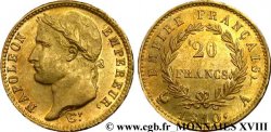20 francs or Napoléon, tête laurée, Empire français 1810 Paris F.516/8