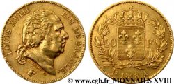 40 francs or Louis XVIII 1818 Paris F.542/7