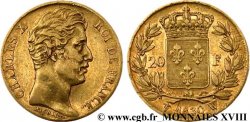 20 francs Charles X 1830 Lille F.520/14
